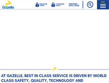 Tablet Screenshot of gazelletrans.com